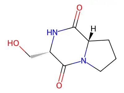3-(Hydroxymethyl)hexahydropyrrolo[1,2-A]pyrazine-1,4-dione structure