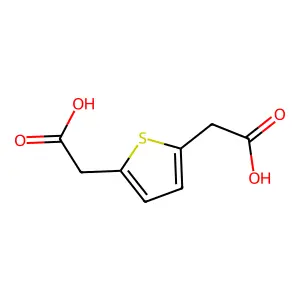 2-[5-(carboxymethyl)thiophen-2-yl]acetic Acid structure