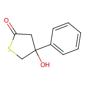 4-羟基-4-苯基四氢噻吩-2-酮 structure