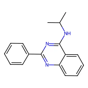 N-Isopropyl-2-phenyl-4-quinazolinamine structure