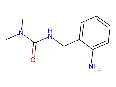 3-(2-Aminobenzyl)-1,1-dimethylurea structure