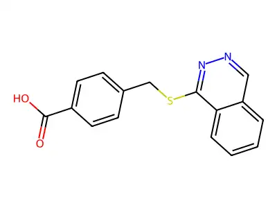 4-(phthalazin-1-ylsulfanylmethyl)benzoic Acid structure