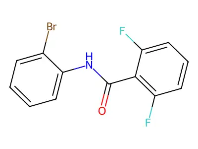 N-(2-bromophenyl)-2,6-difluorobenzamide structure