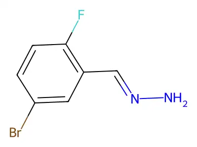 (5-Bromo-2-fluorobenzylidene)hydrazine structure