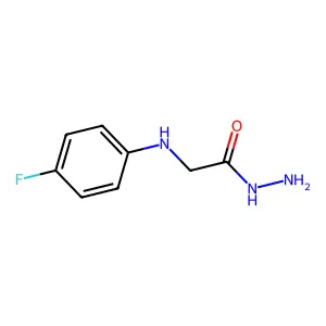 2-[(4-Fluorophenyl)amino]acetohydrazide structure