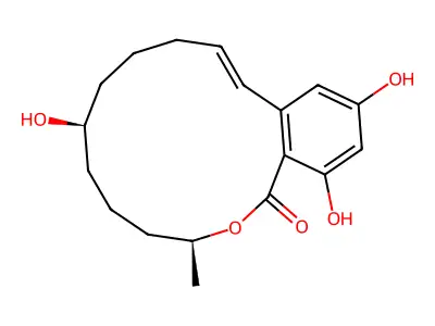 β-玉米赤霉烯醇 structure