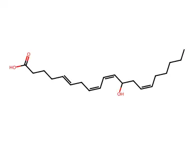 5,8,10,14-Eicosatetraenoic acid, 12-hydroxy-, (E,Z,Z,Z)- structure