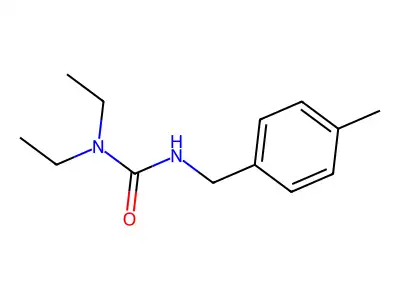 1,1-Diethyl-3-(4-methylbenzyl)urea structure