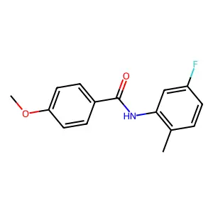 N-(5-fluoro-2-methylphenyl)-4-methoxybenzamide structure