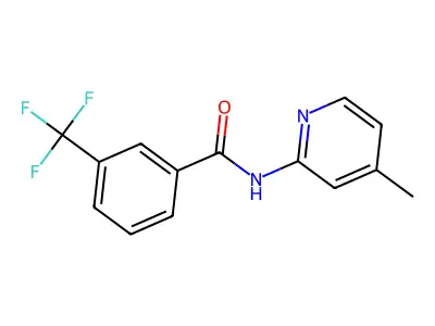 N-(4-Methyl-2-pyridinyl)-3-(trifluoromethyl)benzamide structure