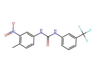 N-(4-Methyl-3-nitrophenyl)-N'-(3-(trifluoromethyl)phenyl)urea structure