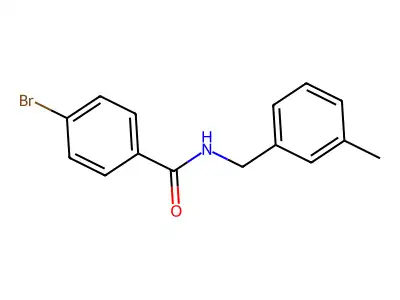4-bromo-N-(3-methylbenzyl)benzamide structure