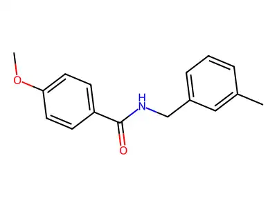 4-Methoxy-N-[(3-methylphenyl)methyl]benzamide structure