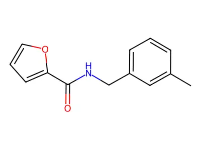 N-[(3-methylphenyl)methyl]furan-2-carboxamide structure