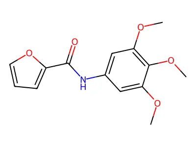 N-(3,4,5-trimethoxyphenyl)furan-2-carboxamide structure