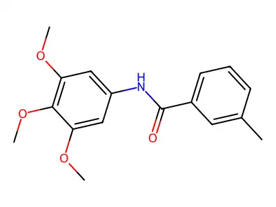 3-methyl-N-(3,4,5-trimethoxyphenyl)benzamide structure