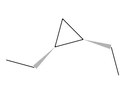 1,2-Diethylcyclopropane structure