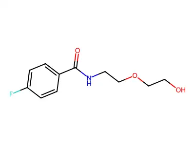 4-Fluoro-n-(2-(2-hydroxyethoxy)ethyl)benzamide structure