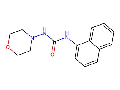 N-(4-Morpholinyl)-N'-(1-naphthyl)urea structure