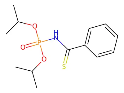 Diisopropyl benzothioylamidophosphate structure