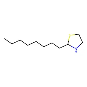 2-Octylthiazolidine structure