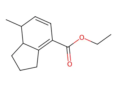ethyl 7-methyl-2,3,5,7a-tetrahydro-1H-indene-4-carboxylate structure
