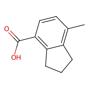 2,3-二氢-7-甲基-1H-茚-4-甲酸 structure
