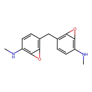 7-Oxabicyclo[4.1.0]hepta-1,3,5-trien-2-amine, 5,5'-methylenebis[N-methyl- structure
