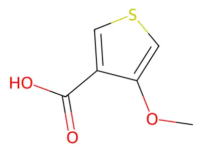 4-甲氧基噻吩-3-甲酸 structure