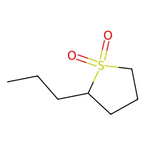 Thiophene, tetrahydro-2-propyl-, 1,1-dioxide structure