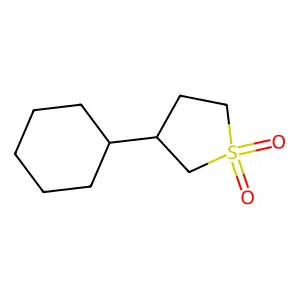 3-Cyclohexylthiolane 1,1-dioxide structure