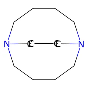 1,6-Diazabicyclo(4.4.4)tetradecane structure