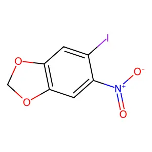 5-Iodo-6-nitro-1,3-benzodioxole structure