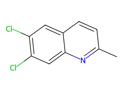 6,7-Dichloroquinaldine structure