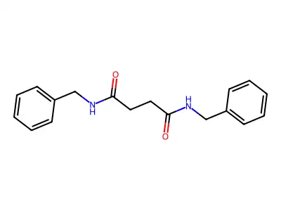 N,N'-dibenzylbutanediamide structure