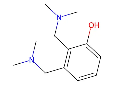 Bis[(dimethylamino)methyl]phenol structure