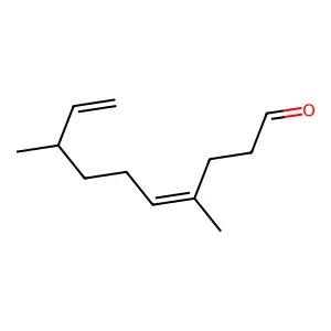 4,8-Dimethyl-4,9-decadienal structure