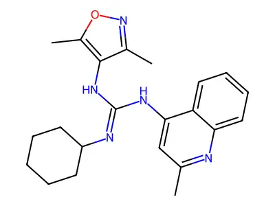 2-cyclohexyl-1-3- guanidine structure