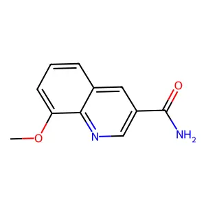 8-Methoxyquinoline-3-carboxamide structure