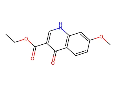 Ethyl 4-hydroxy-7-methoxyquinoline-3-carboxylate structure
