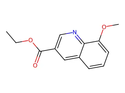 Ethyl 8-methoxyquinoline-3-carboxylate structure