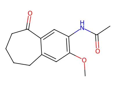 N-(2-methoxy-5-oxo-6,7,8,9-tetrahydrobenzo[7]annulen-3-yl)acetamide structure