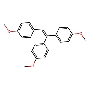 4,4',4''-(1-Vinyl-2-ylidene)trianisole structure