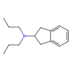 2-Di-n-propylaminoindan structure