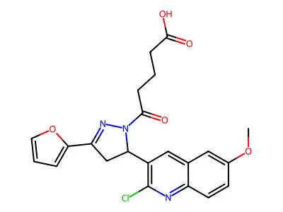 C22H20ClN3O5 structure