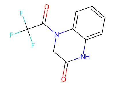4-(2,2,2-Trifluoroacetyl)-3,4-dihydroquinoxalin-2(1H)-one structure