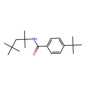 4-tert-butyl-N-(2,4,4-trimethylpentan-2-yl)benzamide structure