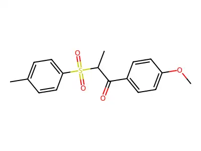 1-(4-Methoxyphenyl)-2-(4-methylphenyl)sulfonylpropan-1-one structure