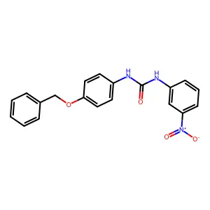 1-[4-(Benzyloxy)phenyl]-3-(3-nitrophenyl)urea structure