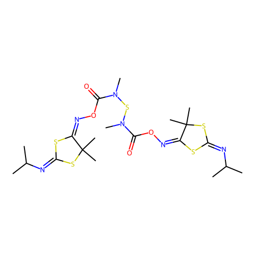 C20H32N6O4S5 structure